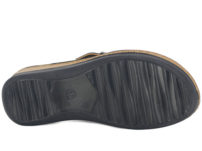 Enova Zenne Z77-0101 Çapraz Tokalı Günlük Terlik Siyah - 3