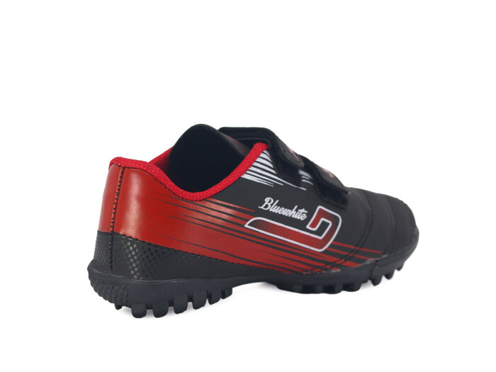 ER KA Patik 118 Halı Saha Ayakkabısı Siyah - Kırmızı - 3