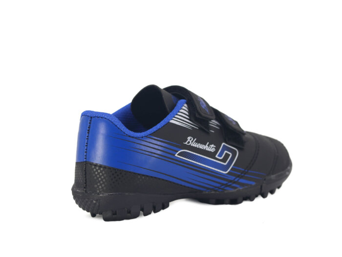 ER KA Patik 118 Halı Saha Ayakkabısı Siyah - Mavi - 3