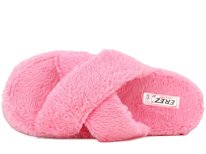 Erez Zenne Çapraz Burnu Açık Ev Terliği Pembe - 2