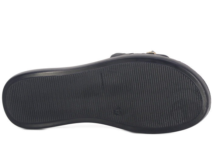 Espadin Zenne Z-2021 Tokalı Günlük Terlik Siyah - 3