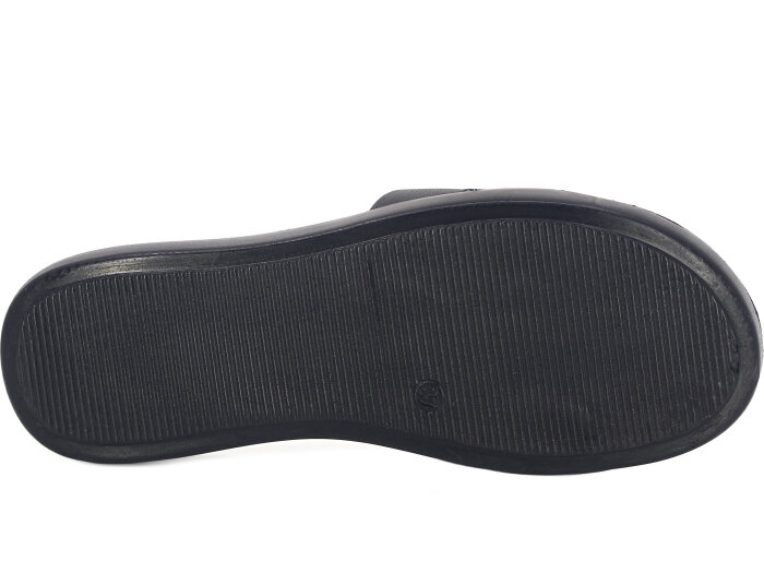 Espadin Zenne Z-2022 Zincir Tokalı Günlük Terlik Siyah - 3