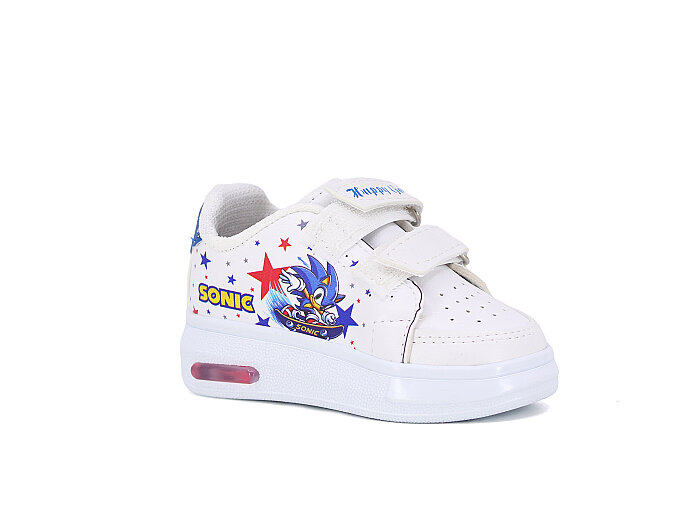 Esra Bebe Baskılı Spor Ayakkabı Beyaz Sonic 