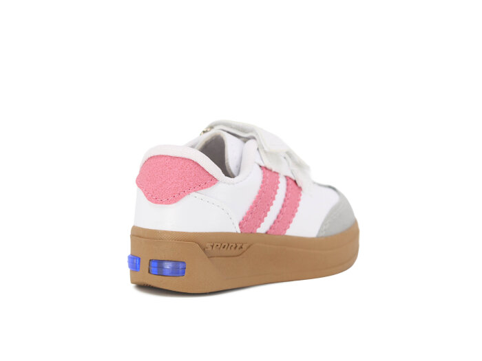 Esra Bebe Işıklı samba Spor Ayakkabı Beyaz - Pembe - 3