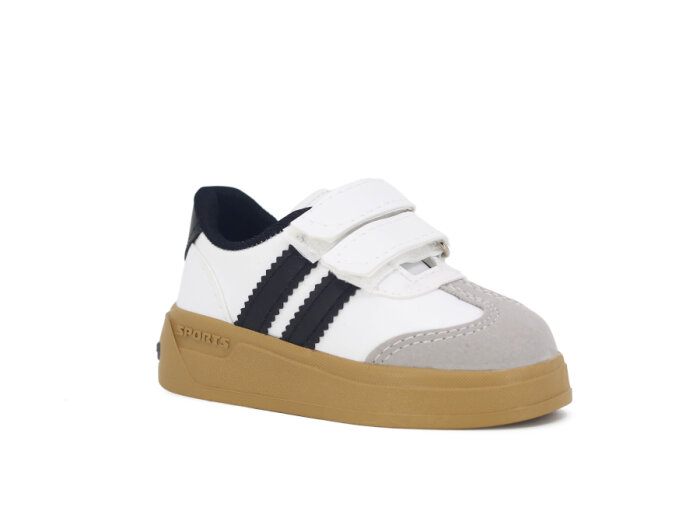 Esra Bebe Işıklı samba Spor Ayakkabı Beyaz - Siyah - 1