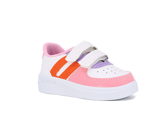 Esra Bebe Işıklı Spor Ayakkabı Pembe - Turuncu - Esra