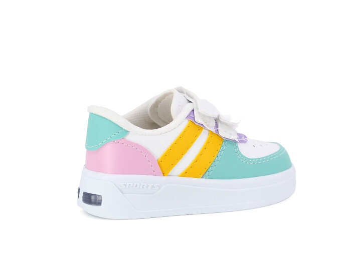 Esra Bebe Işıklı Spor Ayakkabı Yeşil - Sarı - 3