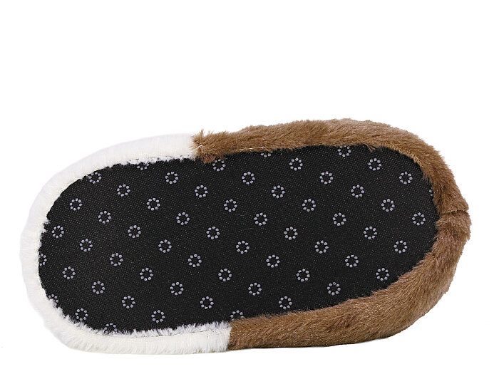 Esra Filet Hayvanlı Ev Ayakkabısı Köpekli Kahve - 3