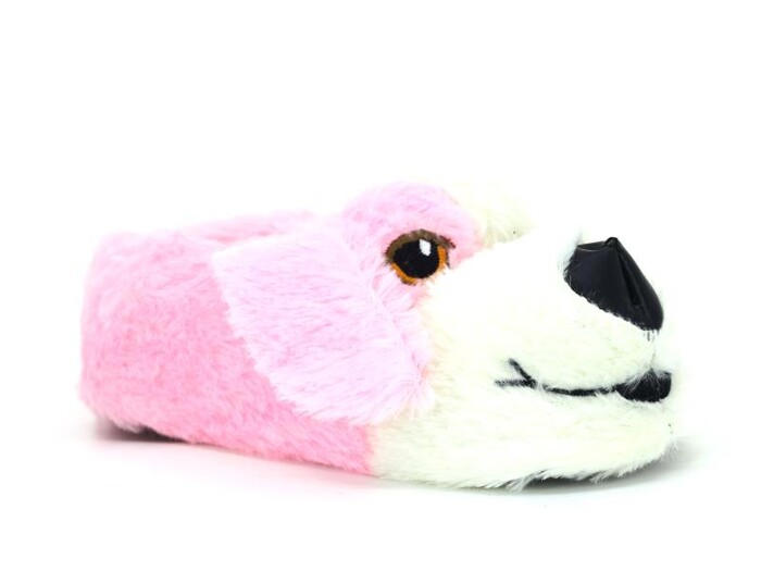 Esra Filet Hayvanlı Ev Ayakkabısı Köpekli Pembe - 1