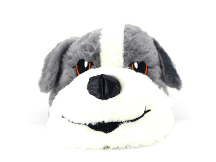 Esra Merdane Hayvanlı Ev Ayakkabısı Köpekli Füme - 2