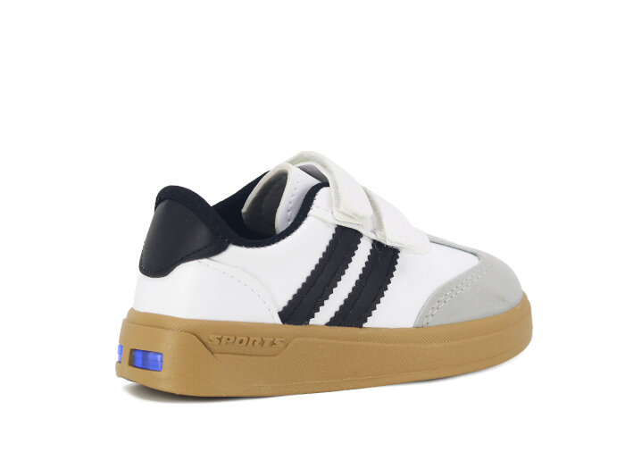 Esra Patik Işıklı Samba Spor Ayakkabı Beyaz - Siyah - 3