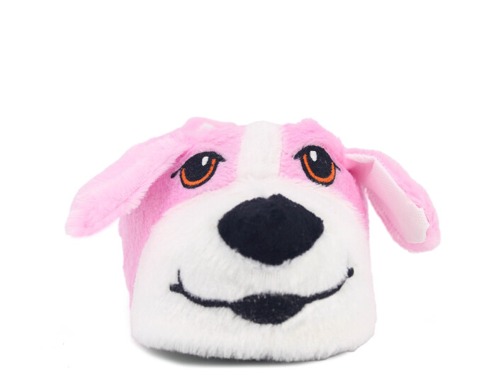 Esra Zenne Hayvanlı Tavşan Köpek Ev Ayakkabısı Köpekli Fuşya - 2