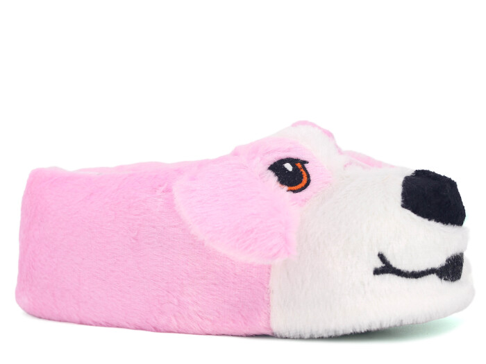 Esra Zenne Hayvanlı Tavşan Köpek Ev Ayakkabısı Köpekli Fuşya - Esra