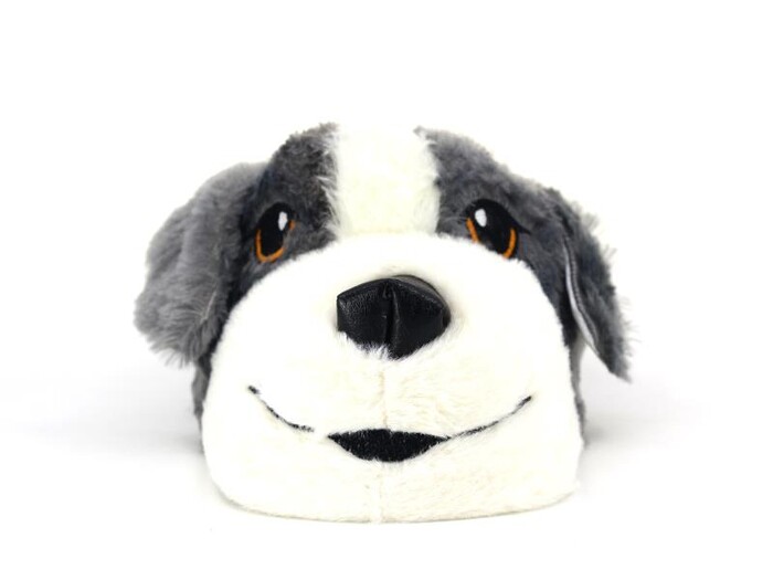 Esra Zenne Hayvanlı Tavşan Köpek Ev Ayakkabısı Köpekli Gri - Esra (1)