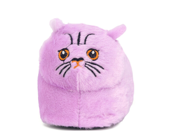 Esra Zenne Kedili Ev Ayakkabısı Kedili Lila - Esra (1)