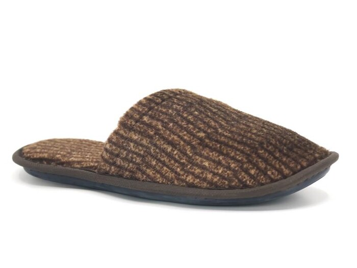 Auris Merdane İthal Lüx Çanak Terlik Kahve - Auris