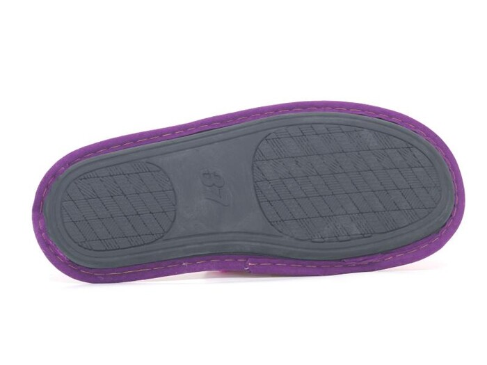 Auris Zenne İthal Çanak Terlik Kar Desenli Pembe - 3