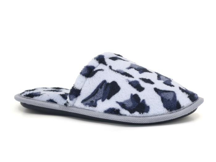 Auris Zenne İthal Çanak Terlik Leopar Gri 