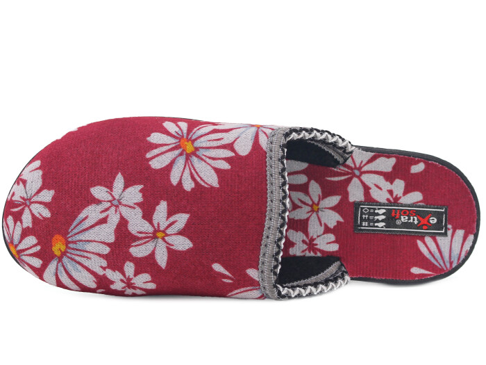 Extra Soft Zenne ZH006 Ev Terliği Bordo - Extra Soft (1)