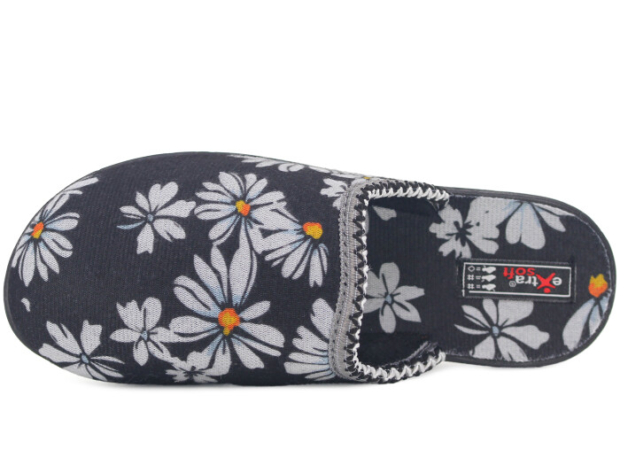 Extra Soft Zenne ZH006 Ev Terliği Siyah - 2