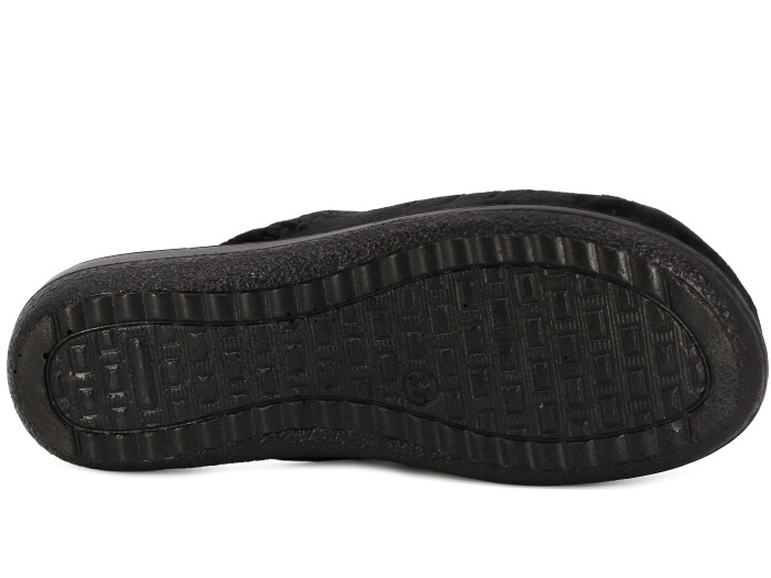 Extra Soft Zenne ZH100 Nakışlı Ev Terliği Siyah - 3