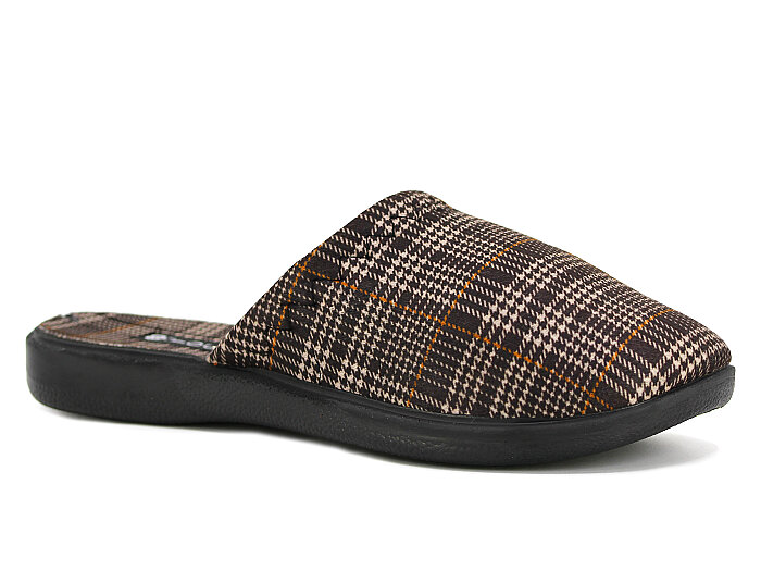 Eymen Poli Merdane M-5 781 Ev Terliği Kahve - Eymen Poli