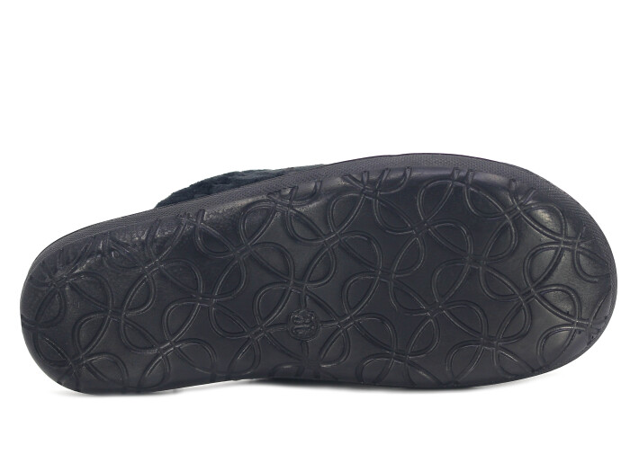 Eymen Poli Zenne 789 Nakışlı Ev Terliği Siyah - 3