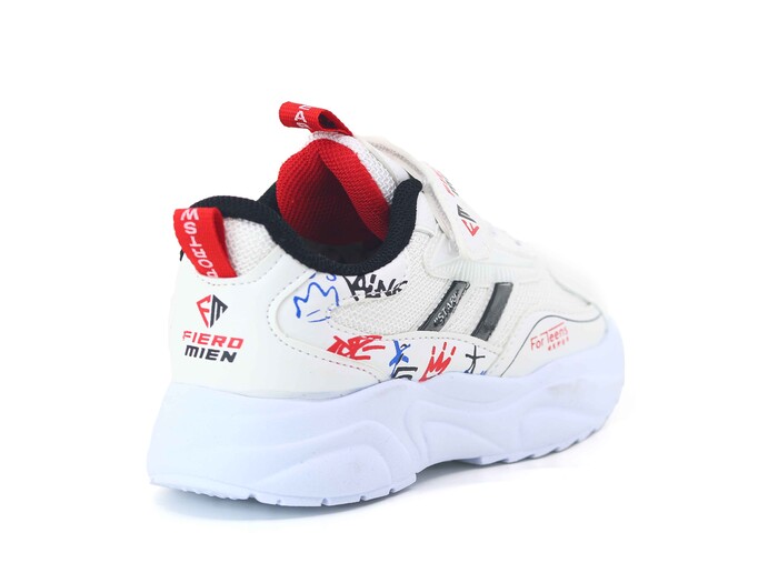 Fiero Mien Filet 075 Anorak Spor Ayakkabı Beyaz - Siyah - Thumbnail