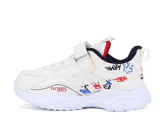 Fiero Mien Patik 085 Cilt Spor Ayakkabı Beyaz - Siyah - 2