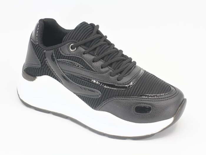 Flet Zenne 119 Anorak Spor Ayakkabı Siyah - Beyaz - 1