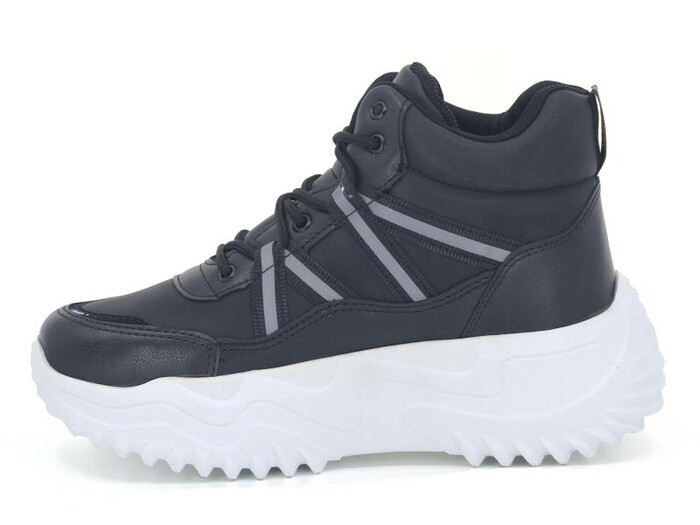 Flet Zenne 205 Basket Bot Siyah - Beyaz - 2