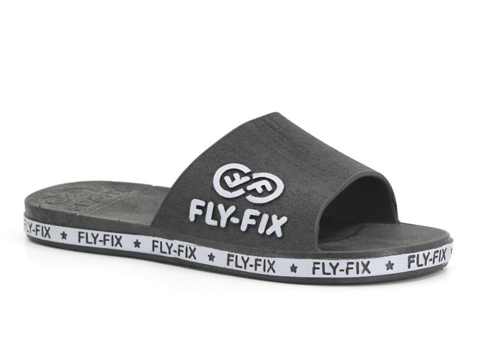 Fly-Fix Merdane F-F Kaydırmaz Terlik Siyah - Fly-Fix