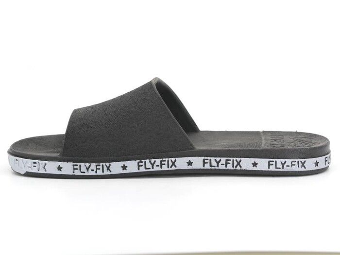 Fly-Fix Merdane F-F Kaydırmaz Terlik Siyah - Thumbnail
