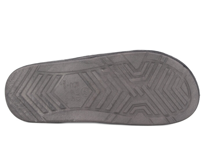 Fly-Fix Merdane Sport Büyük Beden Kaydırmaz Terlik Gri - 3