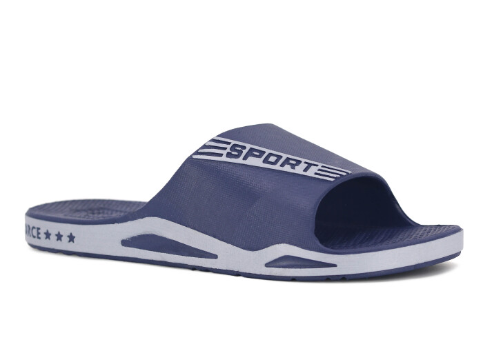 Fly-Fix Merdane Sport Büyük Beden Kaydırmaz Terlik Lacivert 