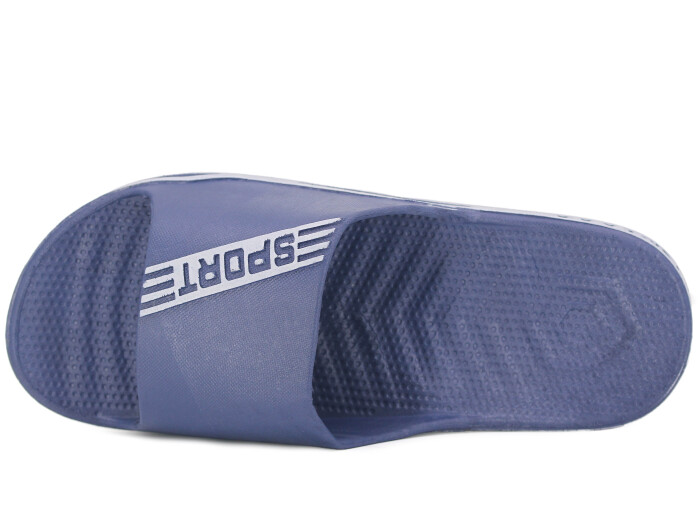 Fly-Fix Merdane Sport Büyük Beden Kaydırmaz Terlik Lacivert - 2