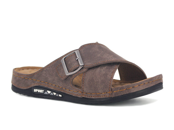 Foxter Merdane 1306 Monta Sport Günlük Terlik Kahve 