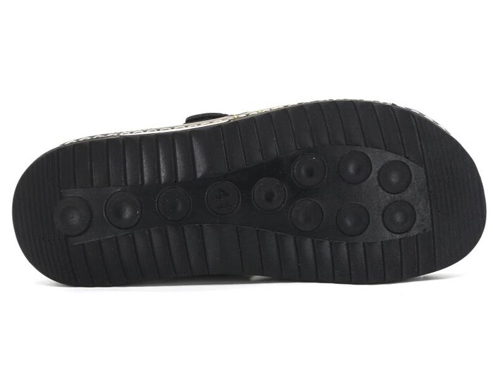 Foxter Merdane 1313 Monta Cırtlı Sport Kutulu Günlük Terlik Siyah - 3