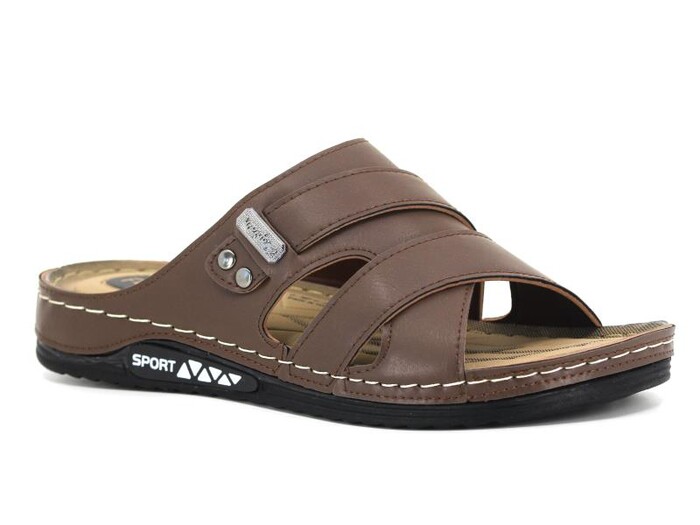 Foxter Merdane 1317 Monta Sport Günlük Terlik Kahve - Foxter