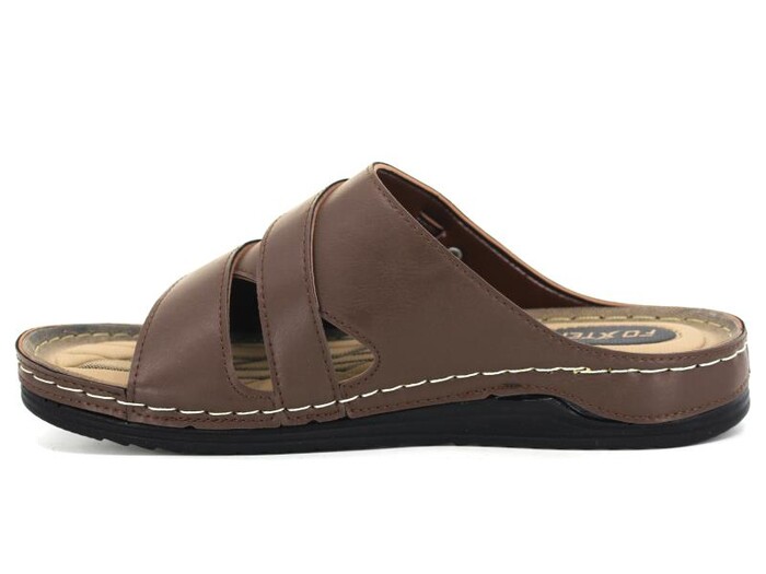 Foxter Merdane 1317 Monta Sport Günlük Terlik Kahve - Foxter (1)