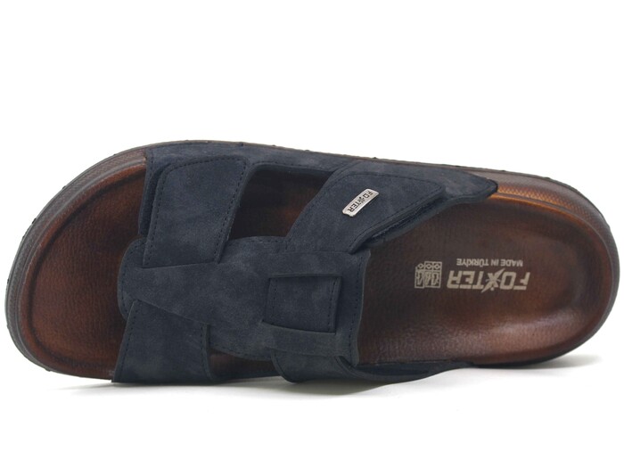 Foxter Merdane 25108 Geçmeli Monta Günlük Terlik Siyah - Foxter (1)