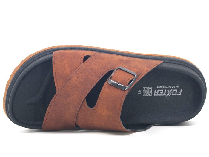 Foxter Merdane 5004 Köpük Taban Monta Günlük Terlik Taba - Foxter (1)