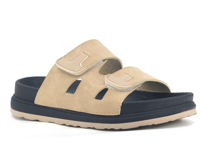 Foxter Merdane 5008 Köpük Taban Monta Günlük Terlik Bej 