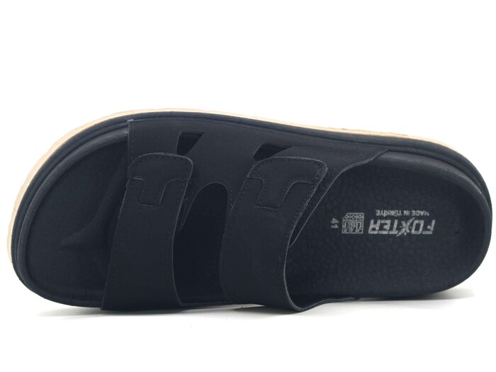 Foxter Merdane 5008 Köpük Taban Monta Günlük Terlik Siyah - Foxter (1)