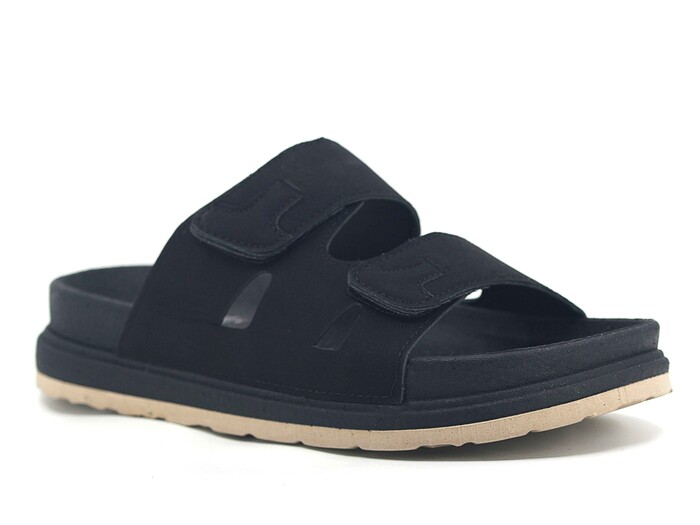 Foxter Merdane 5008 Köpük Taban Monta Günlük Terlik Siyah - Foxter