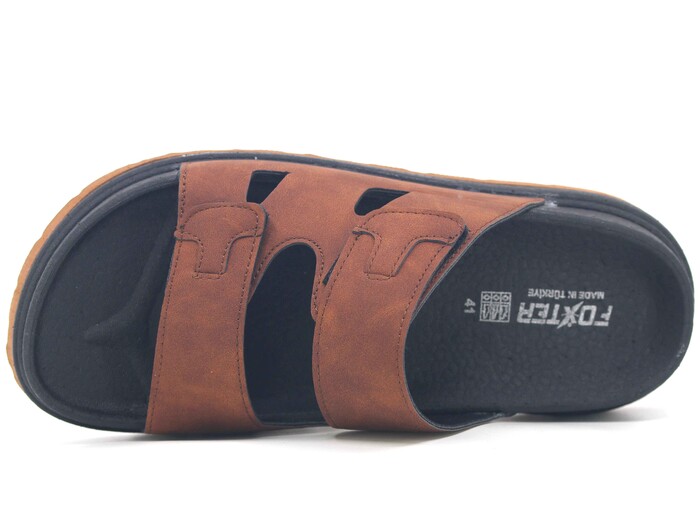 Foxter Merdane 5008 Köpük Taban Monta Günlük Terlik Taba - Foxter (1)