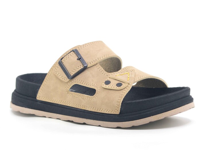 Foxter Merdane 5012 Köpük Taban Monta Günlük Terlik Bej - 1