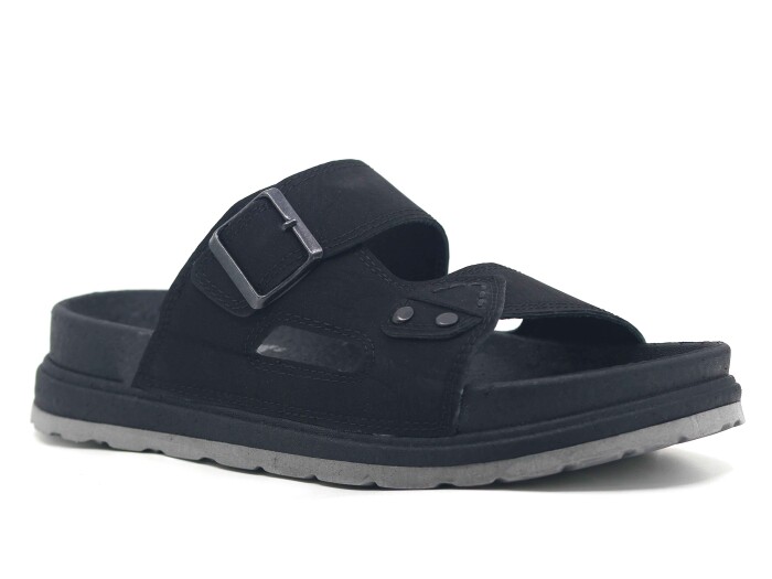 Foxter Merdane 5012 Köpük Taban Monta Günlük Terlik Siyah - Foxter