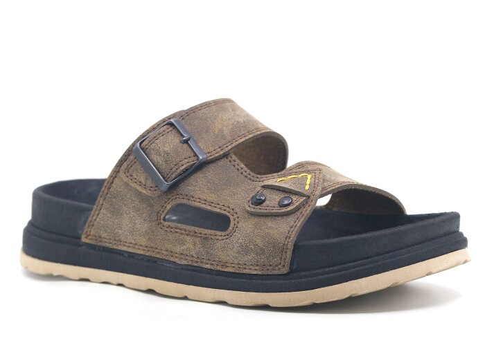 Foxter Merdane 5012 Köpük Taban Monta Günlük Terlik Vizon - Foxter