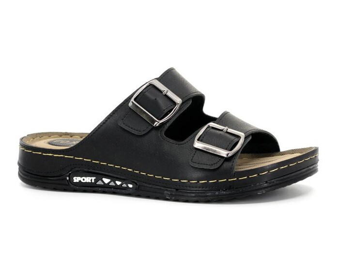 Foxter Merdane 1304 Monta Sport Günlük Terlik Siyah - 1